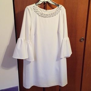 Sandra Darren white dress